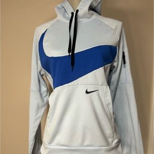 Light and dark blue Nike hoodie